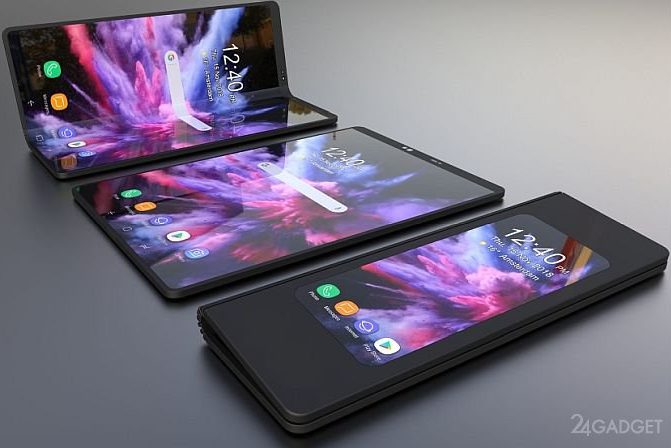 Samsung лишь избранным показал сгибаемый смартфон