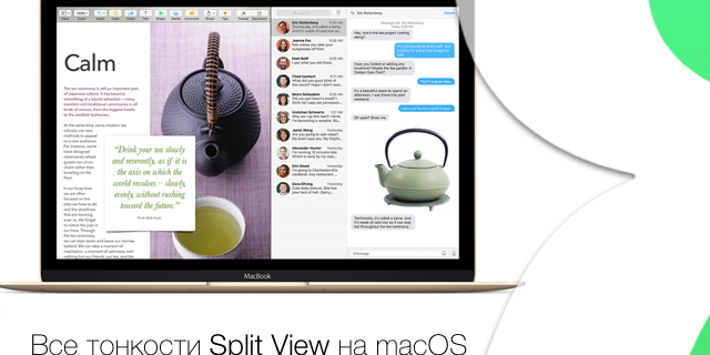 Split View, или как разделить экран Mac для работы с двумя приложениями одновременно