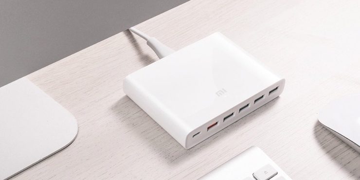 Xiaomi Mi Charger 60 Вт – 6-ти портовое зарядное с поддержкой USB Type-C и «быстрой зарядки»