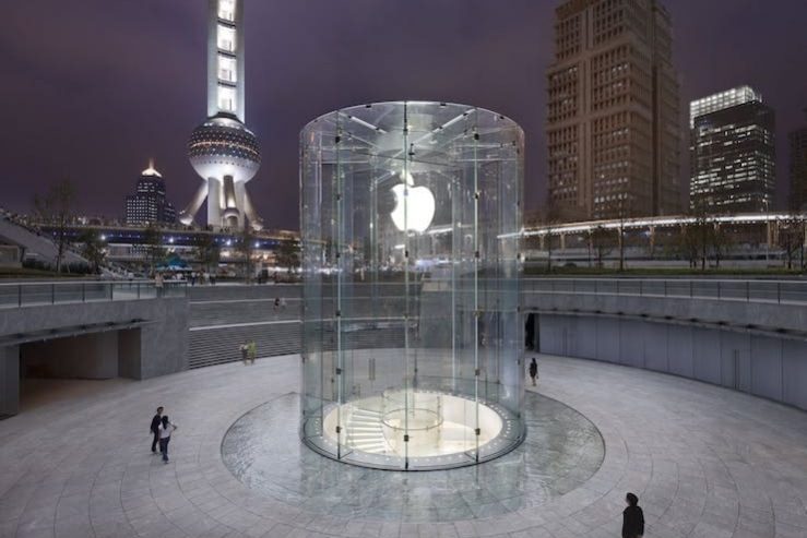 15 самых красивых Apple Store в мире
