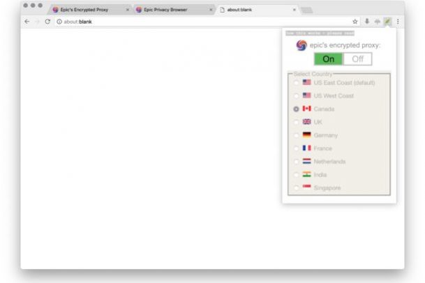 Как изменить свой IP-адрес и геолокацию в браузере Epic