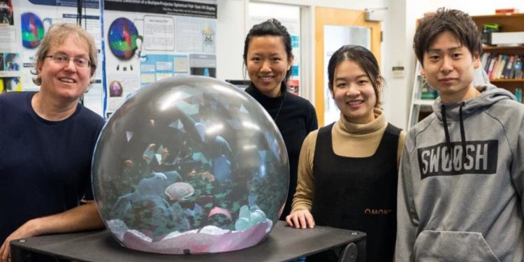 Шарообразный дисплей продемонстрировал новый вид виртуальной реальности