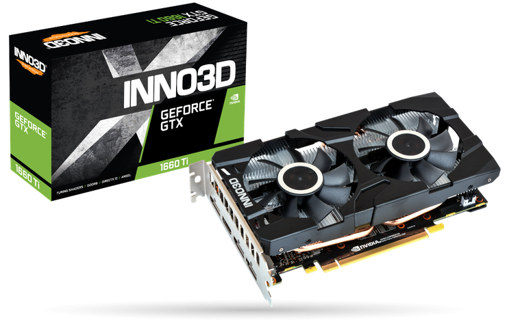 Видеокарта Inno3D GeForce GTX 1660 Ti Twin X2