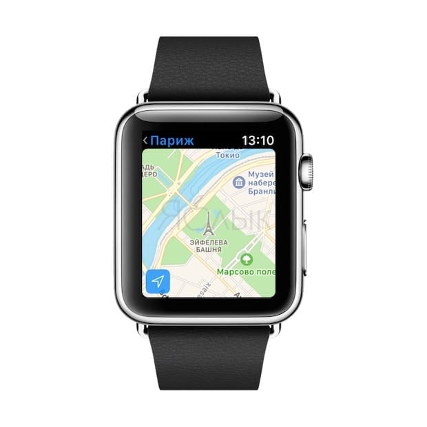 Ориентирование на местности при помощи Apple Watch