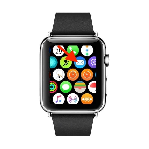 Проверка почты на Apple Watch