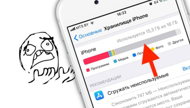 «Другое» в памяти iPhone: откуда берется и как его очистить
