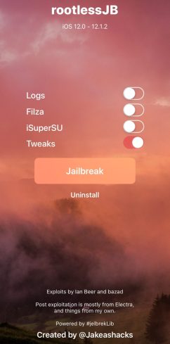 rootlessJB-ios12-ssh-1