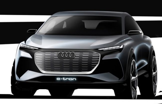 Электрокар Audi Q4 e-tron выйдет не ранее конца 2020 года