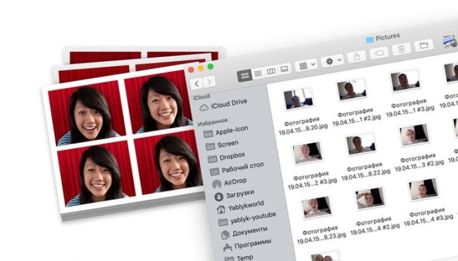 Где хранятся фото из Photo Booth на Mac (macOS)?