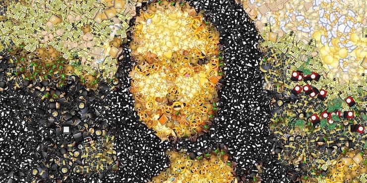 Как превратить любое фото в мозаику из смайликов эмодзи