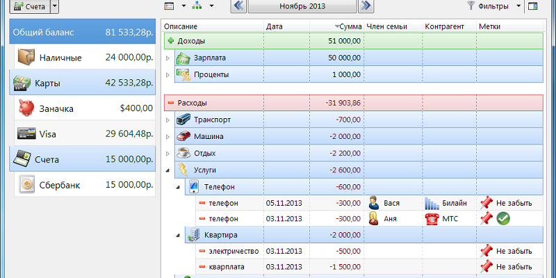 Приложения для учета финансов с максимальной автоматизацией