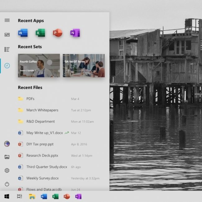 Возможно так будет выглядеть «Пуск» в Windows 10 после обновления