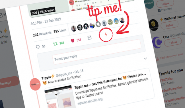 Расширением Tippin.me за 3 месяца воспользовалось 14 тыс. человек