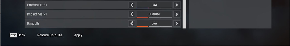 Apex Legends - Низкие настройки