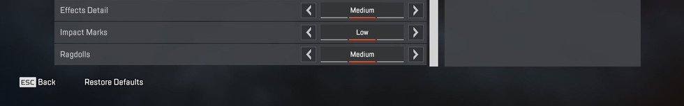Apex Legends - Средние настройки