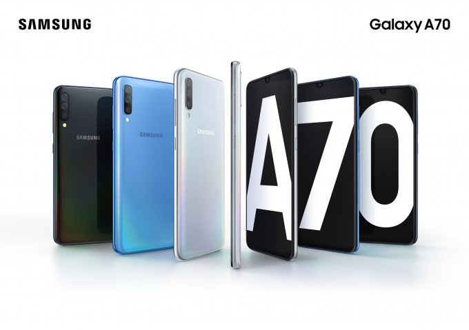 Samsung Galaxy A70 - середнячок с подэкранным сканером отпечатков и батареей на 4500 мАч (7 фото)