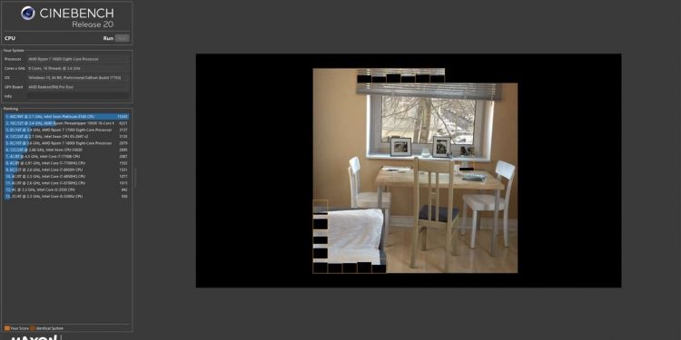 К новым вершинам: выпущен бенчмарк Cinebench R20