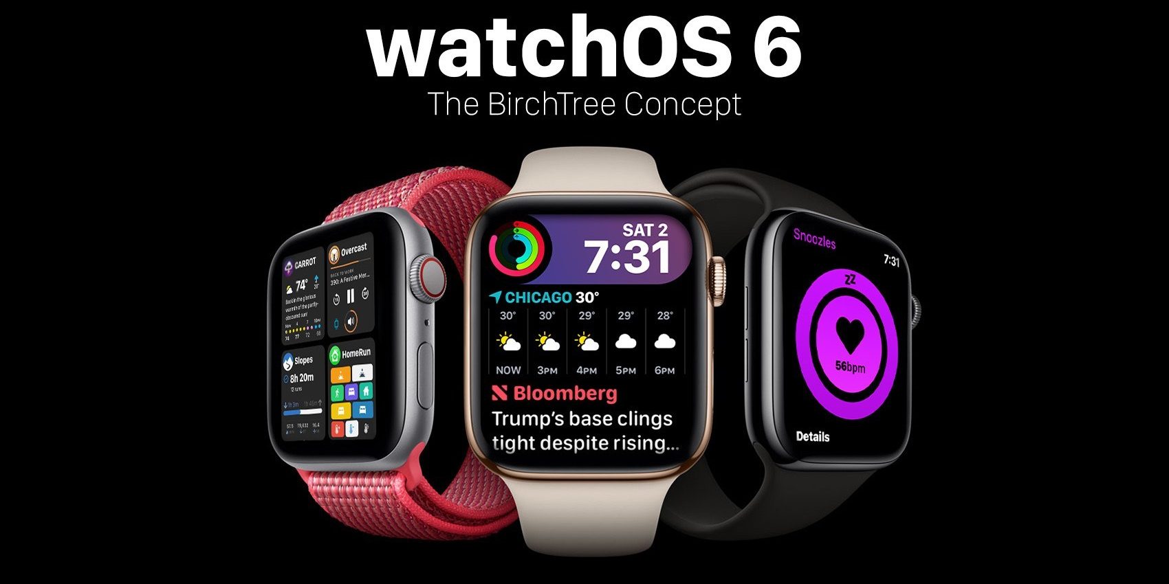 В сети появился первый концепт watchOS 6