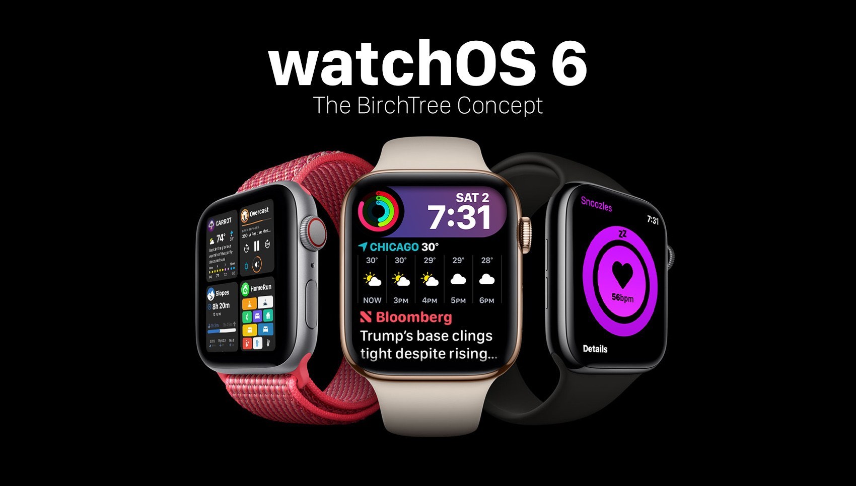 В сети появился первый концепт watchOS 6