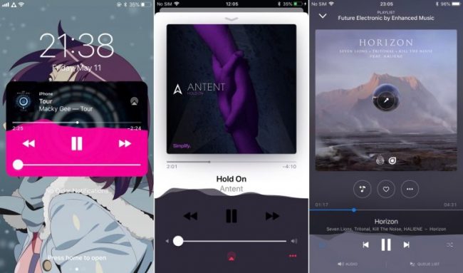 Твик Mitsuha Infinity визуализирует аудио в iOS