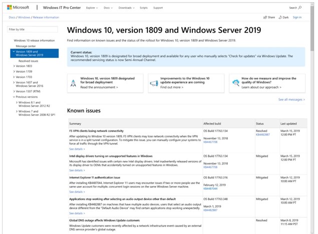 Windows 10 May 2019 Update