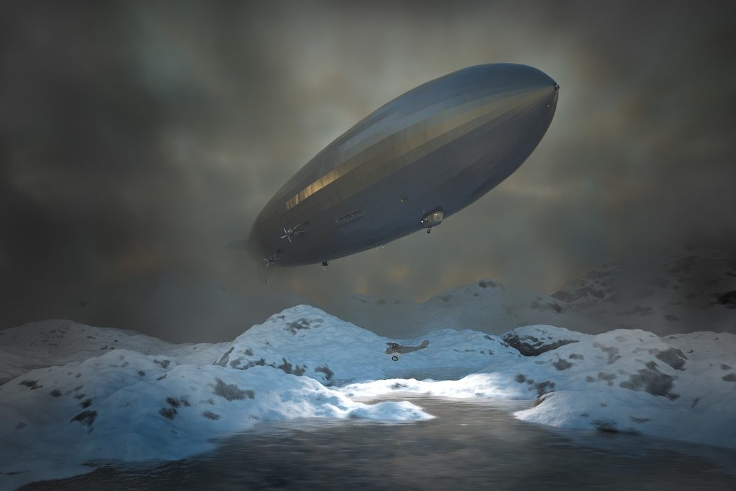 В Великобритании в воздух поднялся беспилотный дрон-дирижабль Phoenix