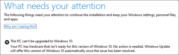 Новое обновление Windows 10 можно будет установить не на все ПК