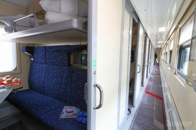Отныне российские купейные вагоны оснащены кухней и сейфом (9 фото + видео)