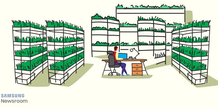 Samsung повышает эффективность светодиодов для выращивания растений
