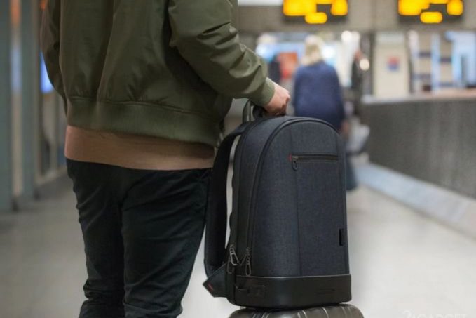 смарт-рюкзак со сканером отпечатков пальцев и подсветкой (9 фото + видео)