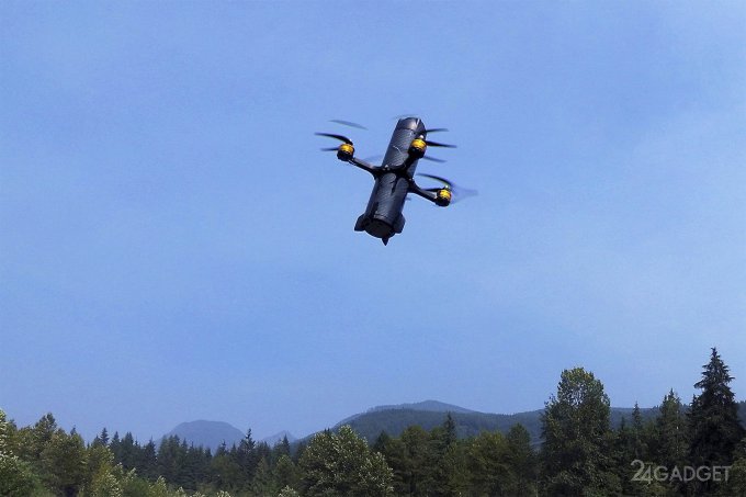 Создан беспилотник-камикадзе для уничтожения дронов (3 фото + видео)