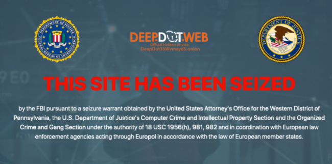ФБР и Europol закрыли ресурс о дарквебе за отмывание денег и пособничество злоумышленникам