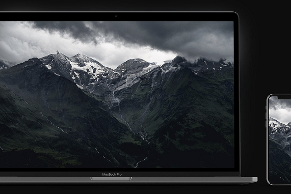 Обои со снежными вершинами для iPhone и компьютера
