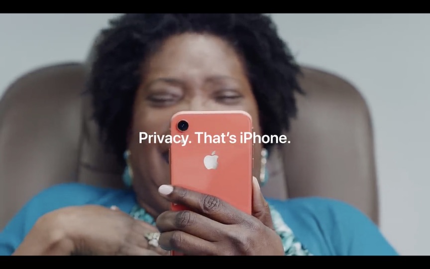 Apple продолжает рекламировать конфиденциальность своих устройств