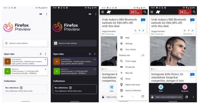 Бета-версия мобильного браузера Fenix уже доступна
