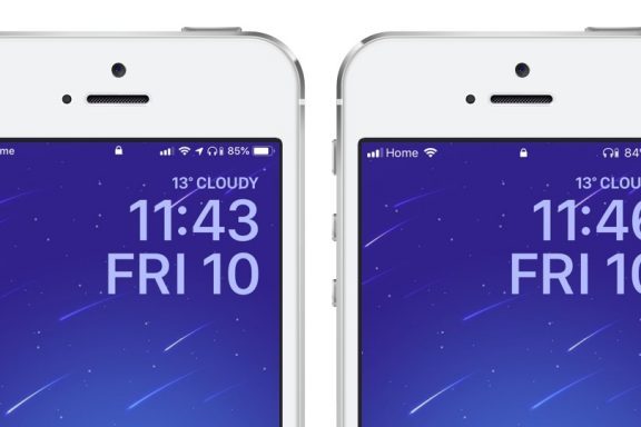 Твик BTPower отображает уровень зарядки Bluetooth-наушников в статус-баре