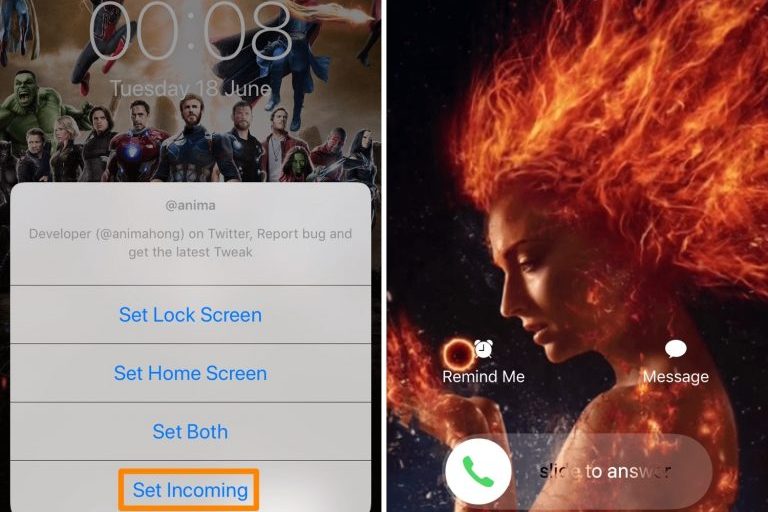 Данный твик добавит любое Live Photo на экран входящего вызова