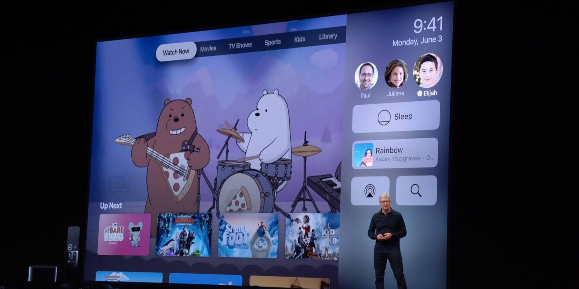Как добавлять пользователей на Apple TV и переключаться между аккаунтами