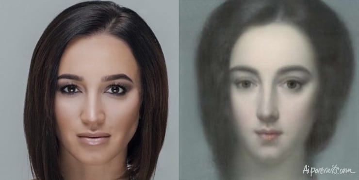 Как создать живописную картину из фото на сайте AI Portraits