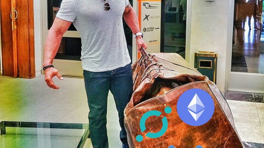 FaceApp доллара и мешки с альткоинами внутри Джастина Сана