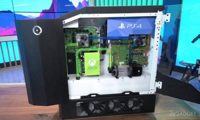 Big O: геймерский ПК с встроенными PS4 Pro, Xbox One X и Nintendo Switch (5 фото + видео) » 24Gadget.Ru :: Гаджеты и технологии