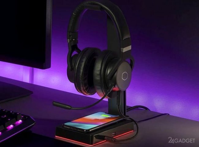 Cooler Master GS750 — многофункциональный держатель для гарнитуры с Qi-зарядкой (6 фото) » 24Gadget.Ru :: Гаджеты и технологии