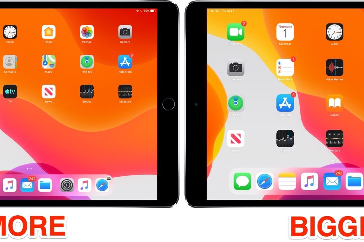 Как менять размер иконок приложений на iPad с iPadOS 13