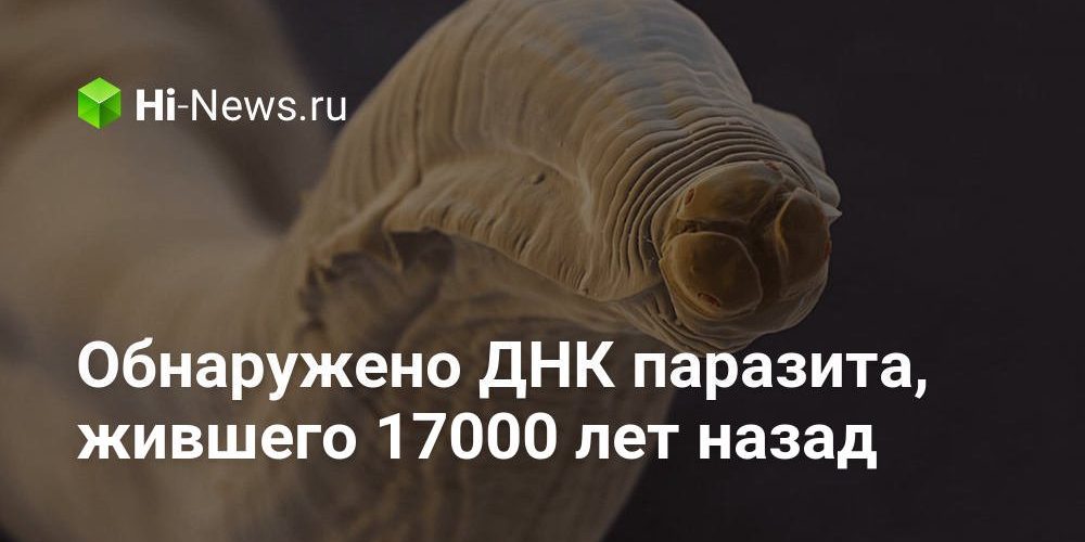 Обнаружено ДНК паразита, жившего 17000 лет назад