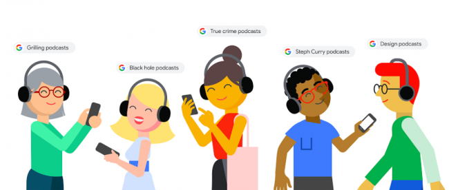 Google добавил в поисковую выдачу подкасты