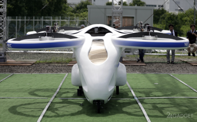 Прототип летающего автомобиля от NEC проходит испытания (2 фото + видео) » 24Gadget.Ru :: Гаджеты и технологии