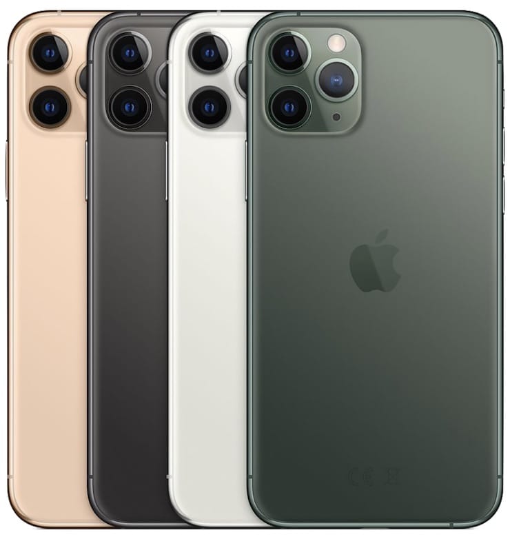 Цвета iPhone 11 Pro и iPhone 11 Pro Max