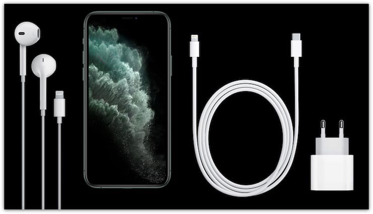 Комплект поставки iPhone 11 Pro и iPhone 11 Pro Max