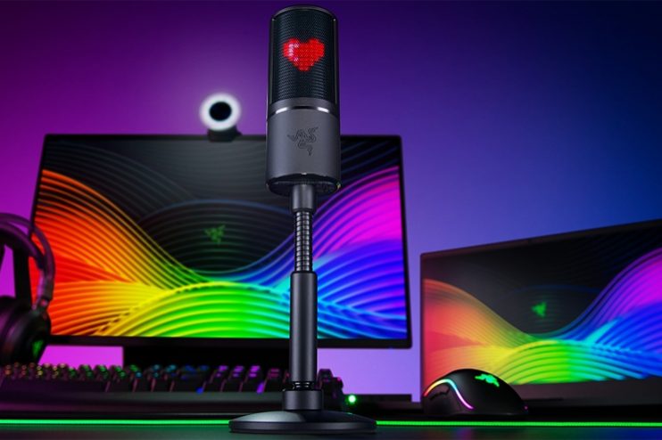 микрофон для стримеров с возможностью отображения эмоций