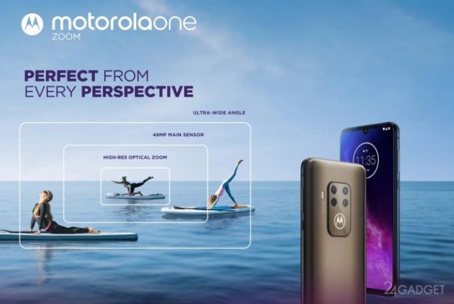 Motorola One Zoom — смартфон с 4 камерами » 24Gadget.Ru :: Гаджеты и технологии
